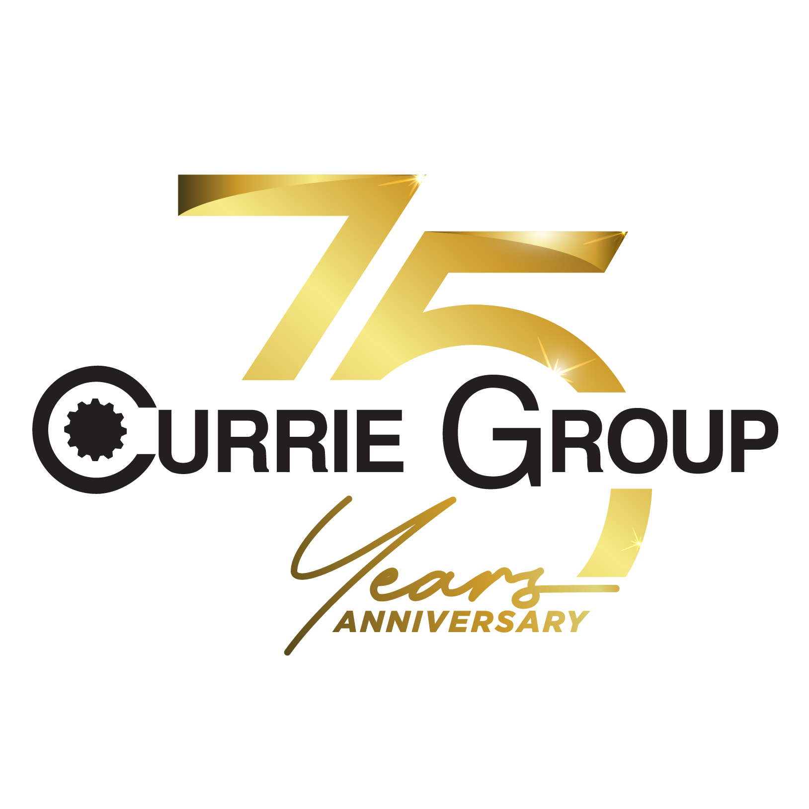 Currie-Group-75-Years-Logo