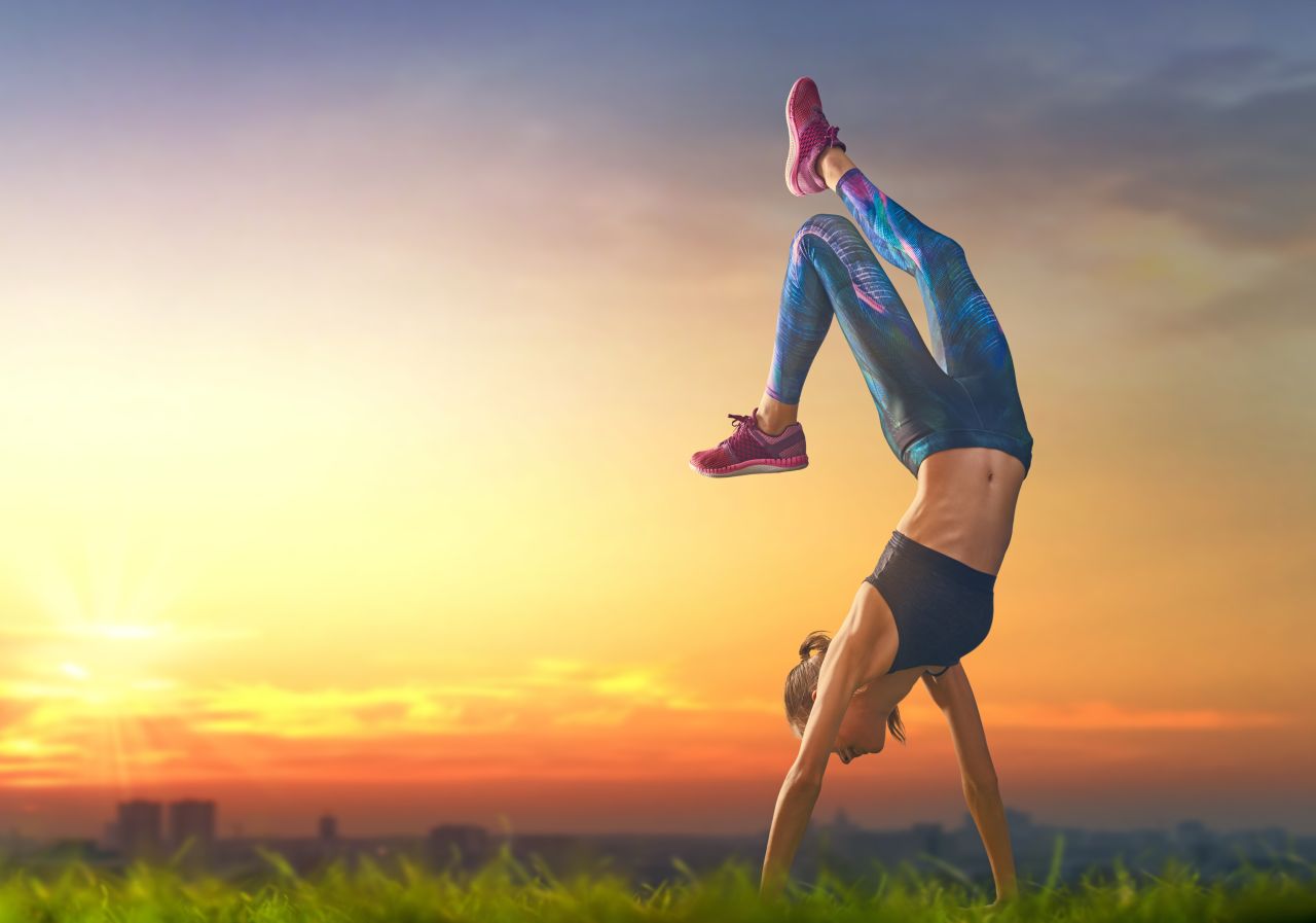 Healthy,Lifestyle,And,Sport,Concepts.,Woman,In,Fashionable,Sportswear,Is